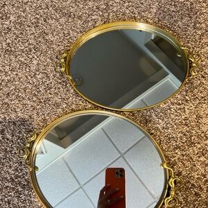 Target Gold Round Decorative Mirrors